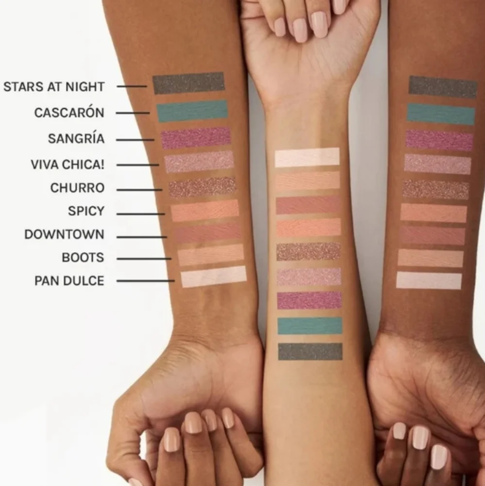 Chica Beauty Fiesta 9 pan mini eyeshadow palette